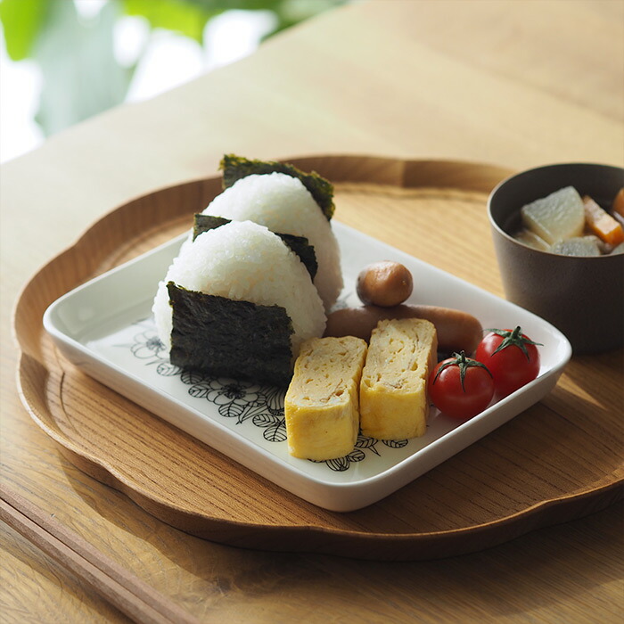 楽天市場】アラビア クロッカス プレート 15x19cm ブラック / ARABIA