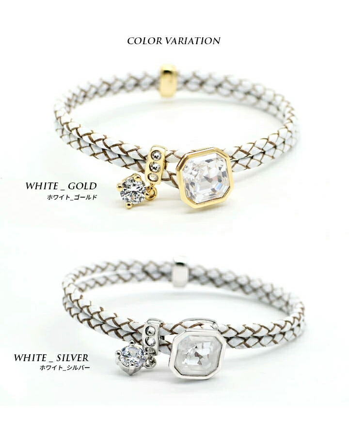 楽天市場】スワロフスキークリスタル使用 ブレスレット 3タイプ