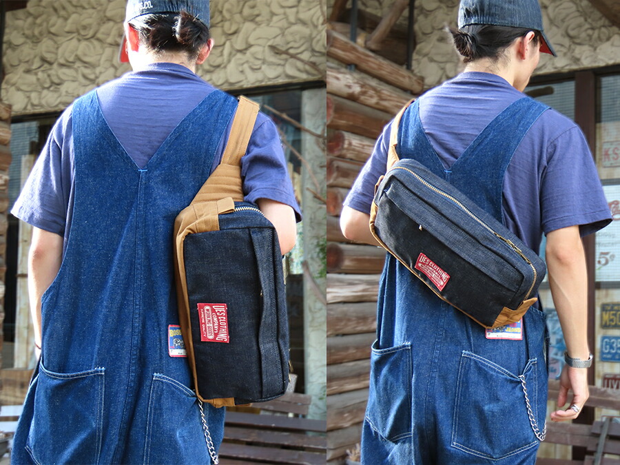 UES ウエス ボディーバッグ WB-4 カバン 鞄 BAG ショルダー デニム