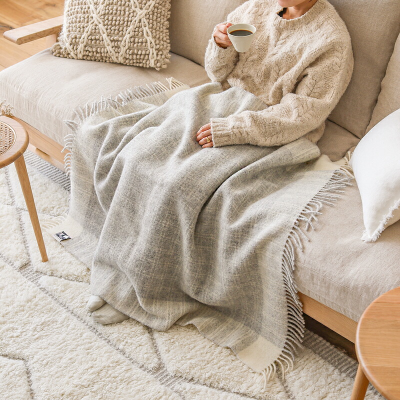 楽天市場】ウール ブランケット Silkeborg ダナーヤ フレームチェック