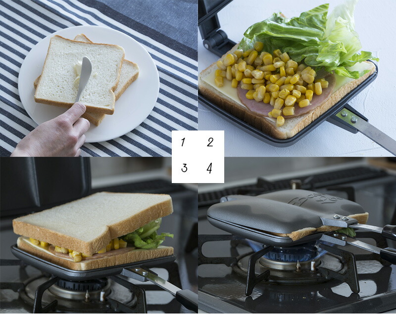 楽天市場】【レビューでクーポン&プレゼント】バウルーホットサンド