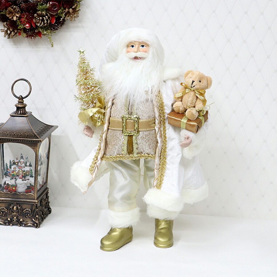 楽天市場】サンタクロース ツリー＆ベアーサンタ オブジェ クリスマス