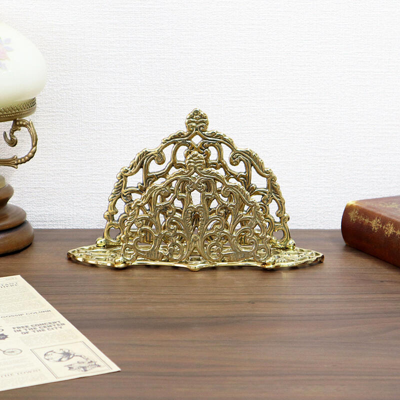 楽天市場】イタリア製 真鍮 ナプキンスタンドクラシック アンティーク