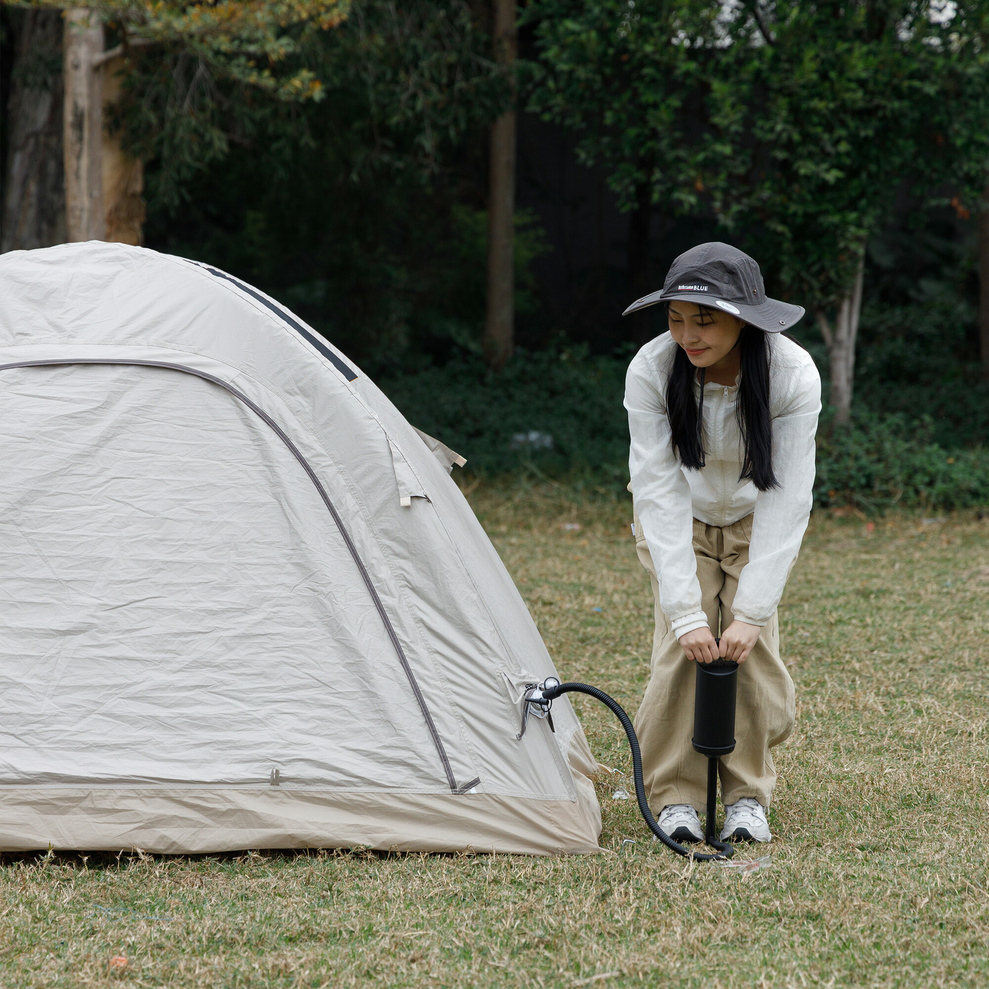 楽天市場】テント 2人用 エアーテント 空気を入れるだけ 自立式 UV