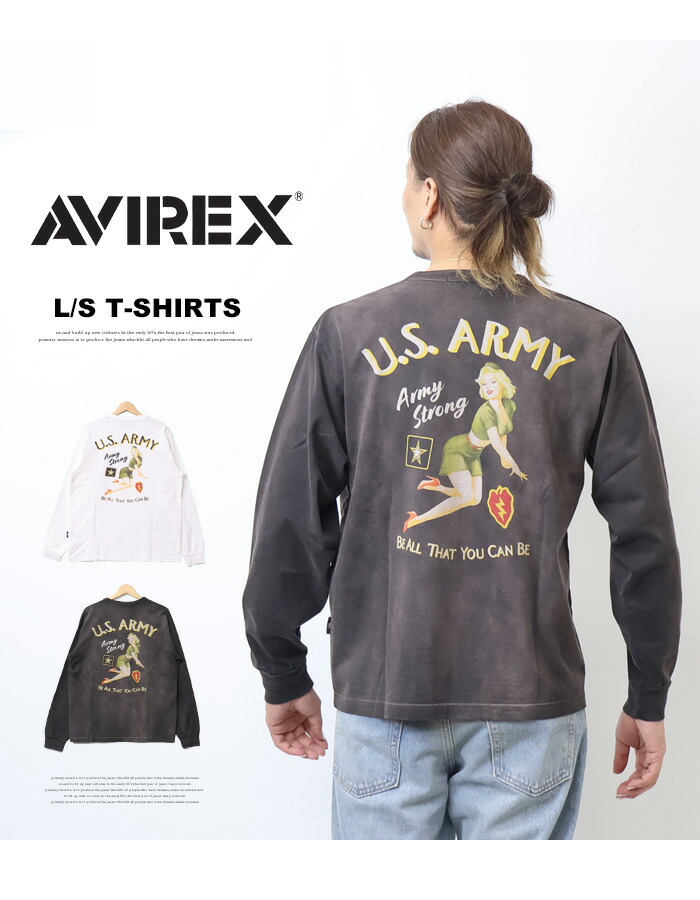 楽天市場】AVIREX アヴィレックス ホットレディ オフィサー 長袖T