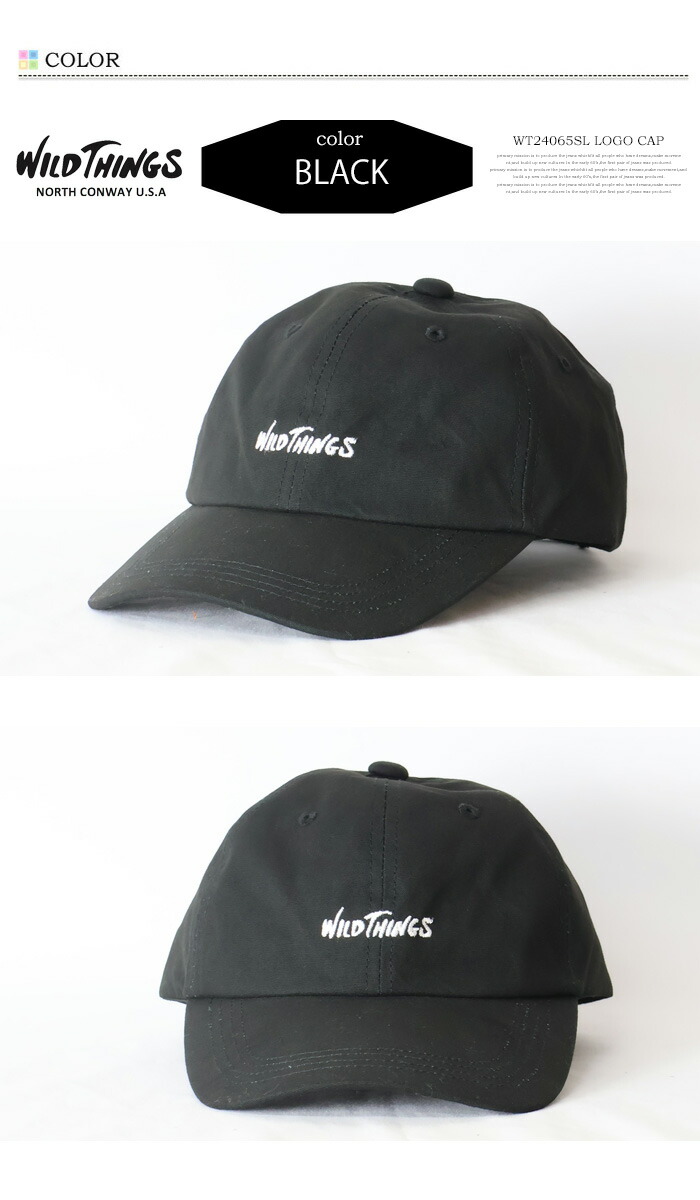楽天市場】WILD THINGS ワイルドシングス LOGO CAP キャップ 帽子