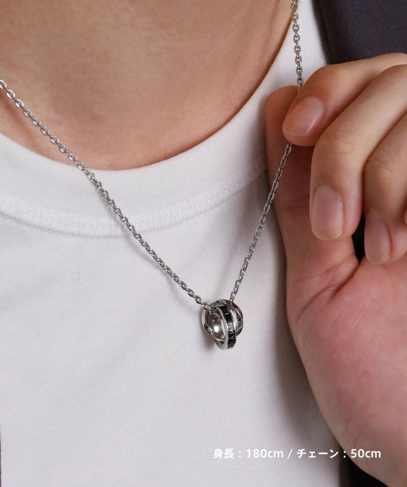 楽天市場】ライオンハート LH-1 ロゴ ダブルリング ネックレス