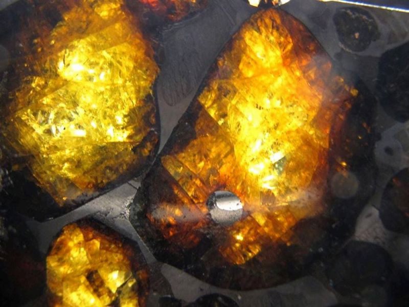 楽天市場】○【セリコ隕石（パラサイト隕石）原石 スライスプレート