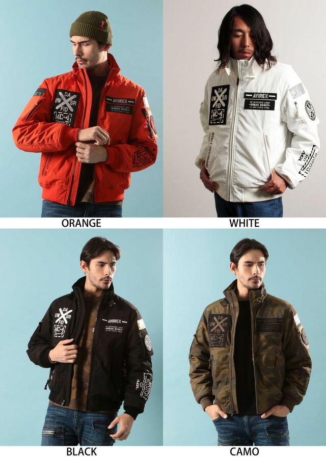 楽天市場】【SALE／62%OFF】AVIREX MA-1モデファイハロ/MA-1MODHALO