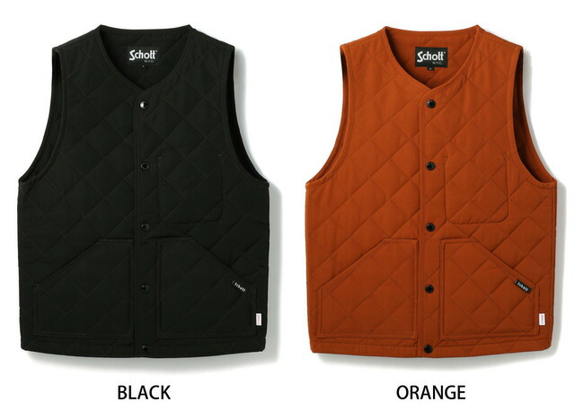 楽天市場】【SALE／30%OFF】Schott QUILTING WORK VEST/キルティング