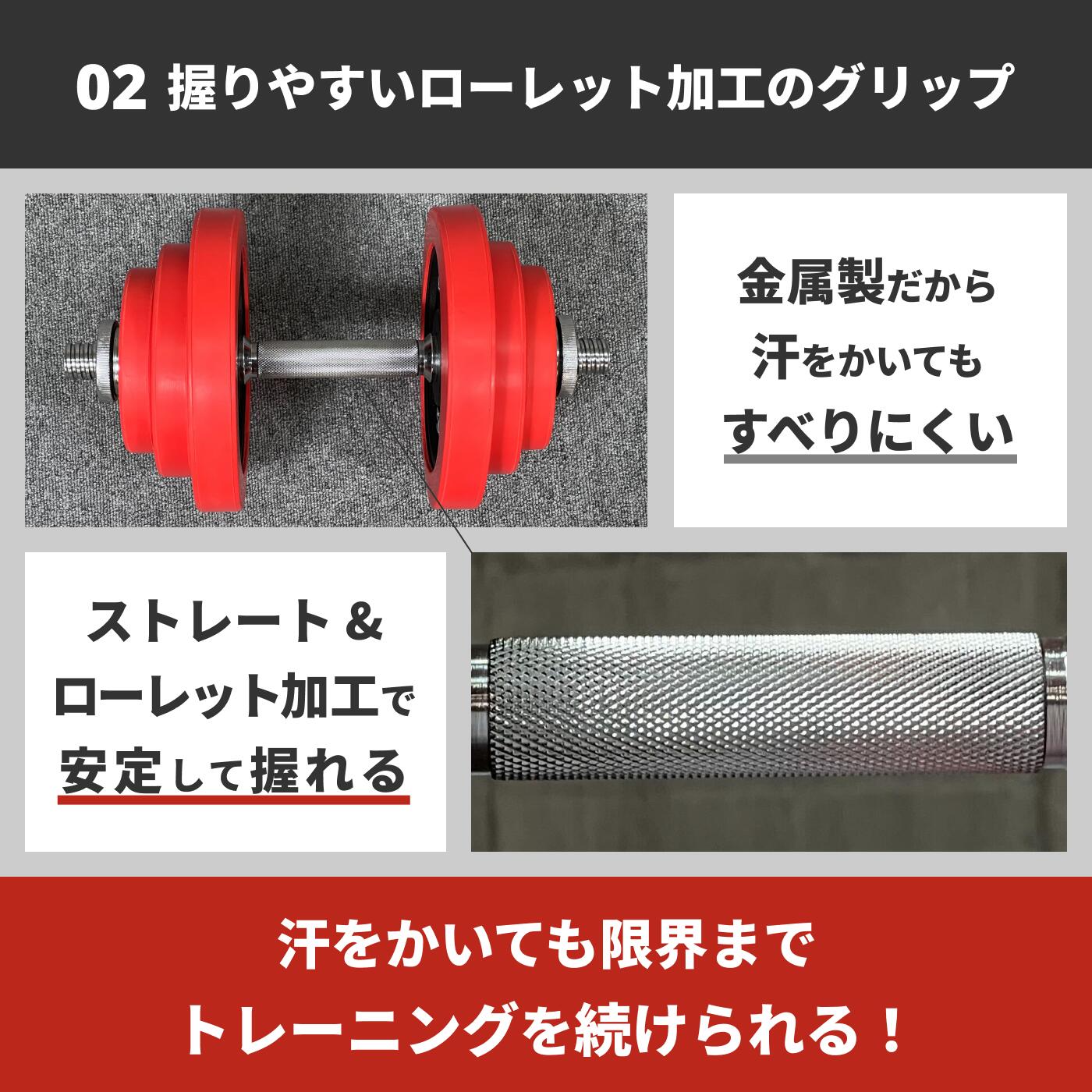 ラバーダンベル 40kg 片手20kg×2個セット IROTEC (アイロテック)