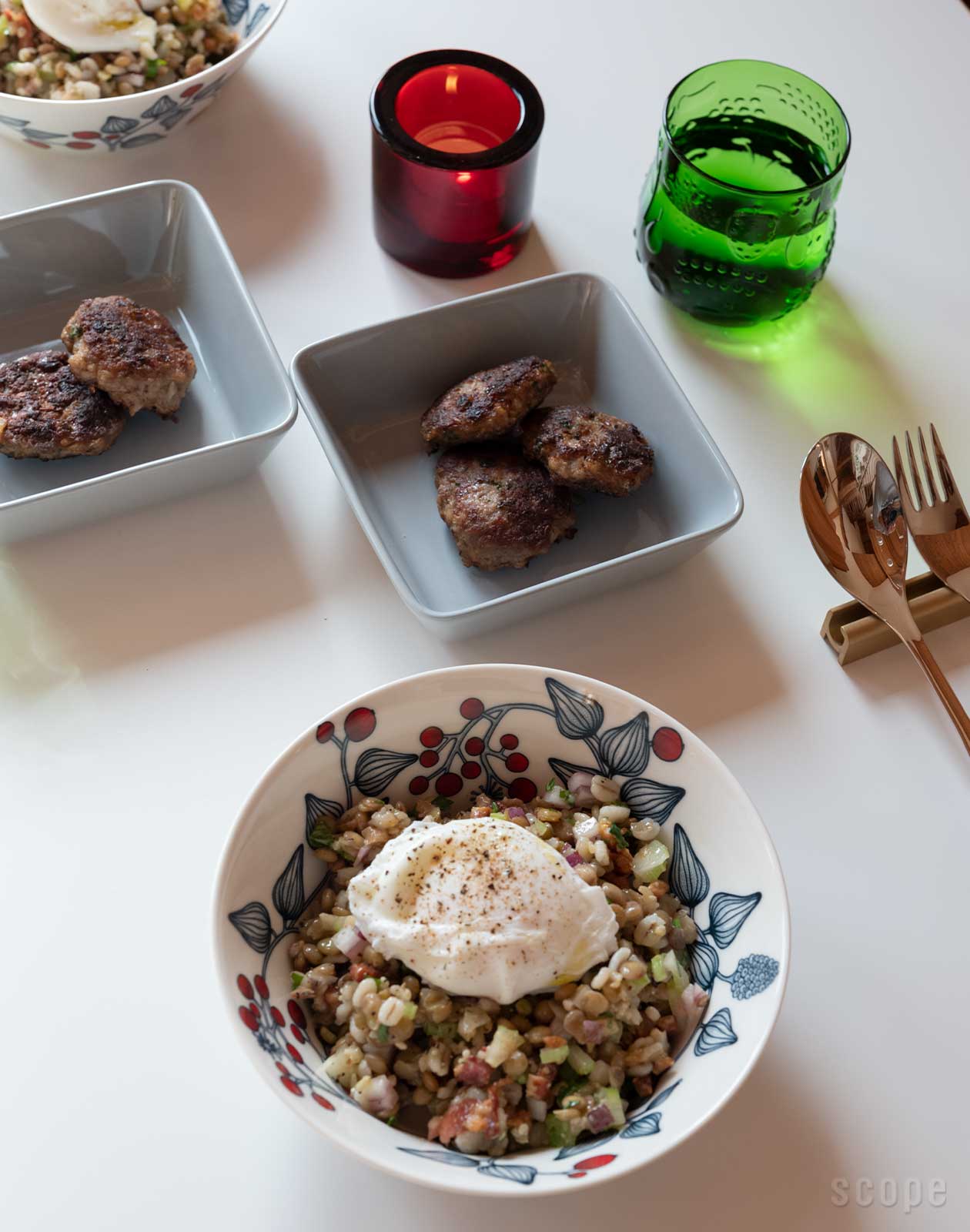 Arabia Runo ボウル 17cm フロストベリー | scope