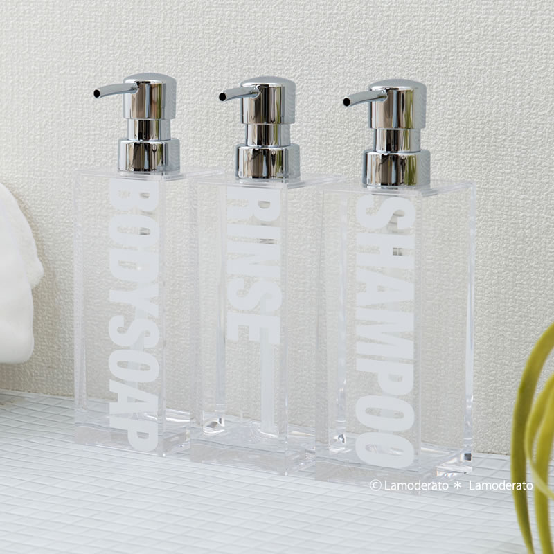 楽天市場】詰め替えボトル 420ml『グランデ』ホワイト（シャンプー