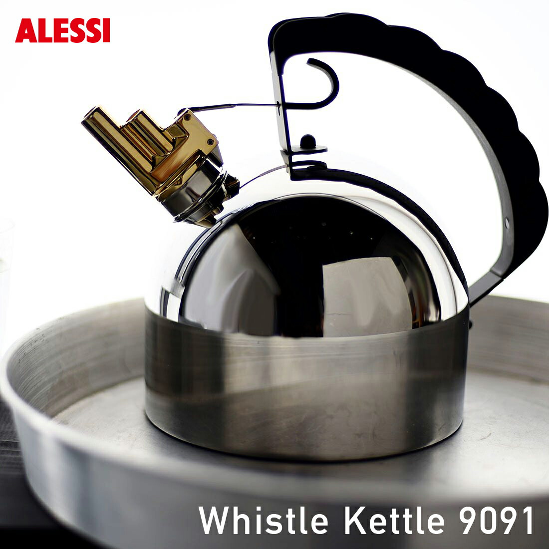 ALESSI WHISTLE KETTLE アレッシ ホイッスルケトル 9091 Richard