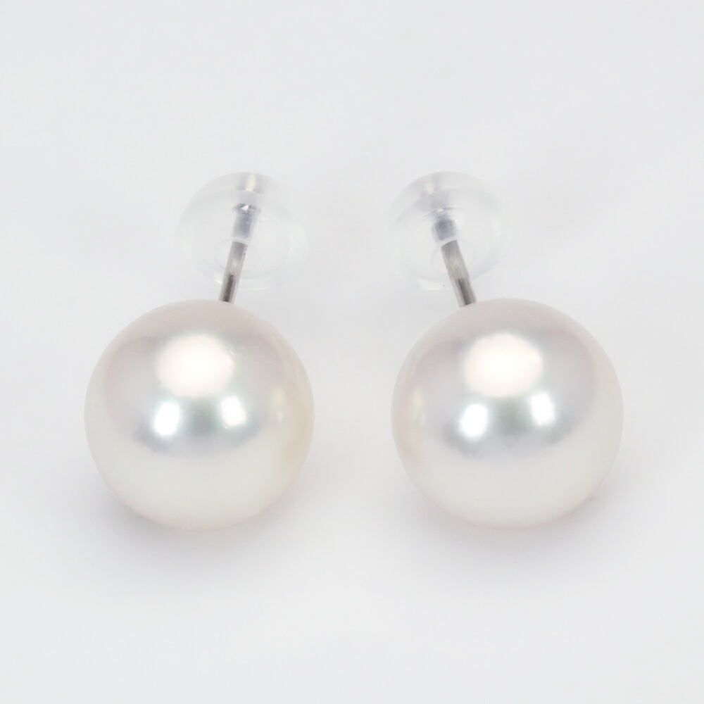 楽天市場】あこや 本真珠 ピアス 9mm 9.5mm 大珠 アコヤ パール