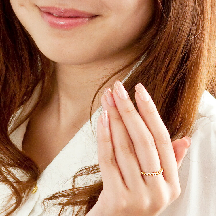 K18 ツイストリング | エタニティリング - ジュエリーサロン