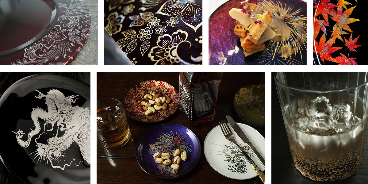 楽天市場】【ポイント20倍】 蒔絵 MAKIE 漆黒 牡丹 ぼたん フラット