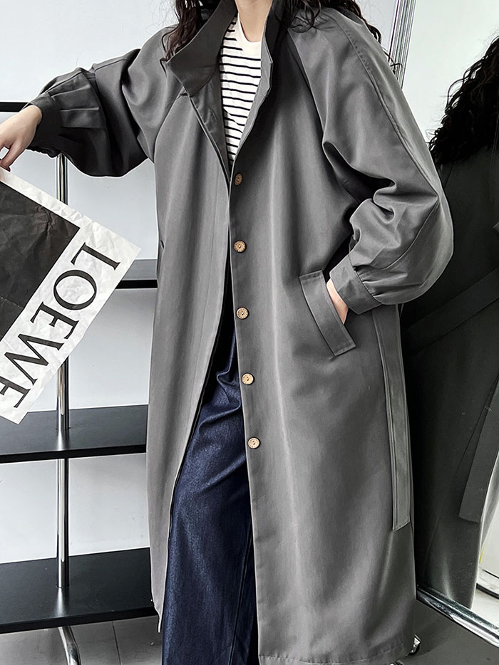 楽天市場】トレンチコート レディース アウター ロング トレンチ