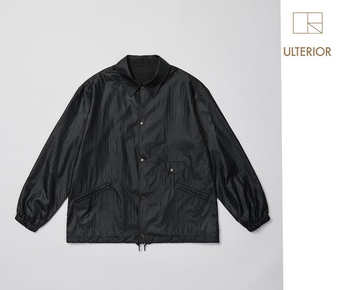 アルテリア ULTERIOR ウォッシュド シャンブレー ギャバジン オーバー