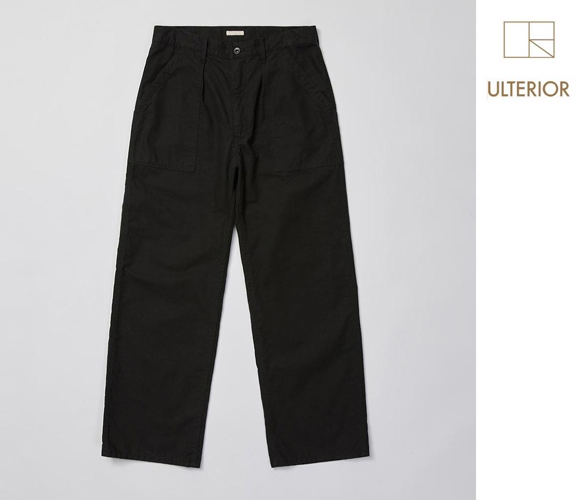 アルテリア ULTERIOR ウォッシュド シャンブレー ギャバジン オーバー