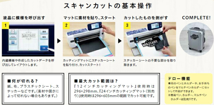 スキャンカット ScanNCut CM650W ブラザー カッティングマシン brother