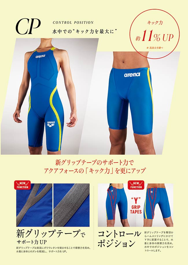 arena アルティメットアクアフォースX アリーナ（arena） メンズ競泳水着 アルティメットアクアフォース X MF