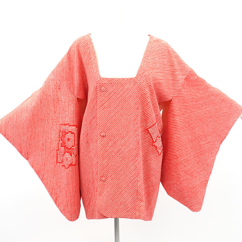 価格見直し宣言】 【中古】 絞りコート レディース 正絹 ピンク 裄丈