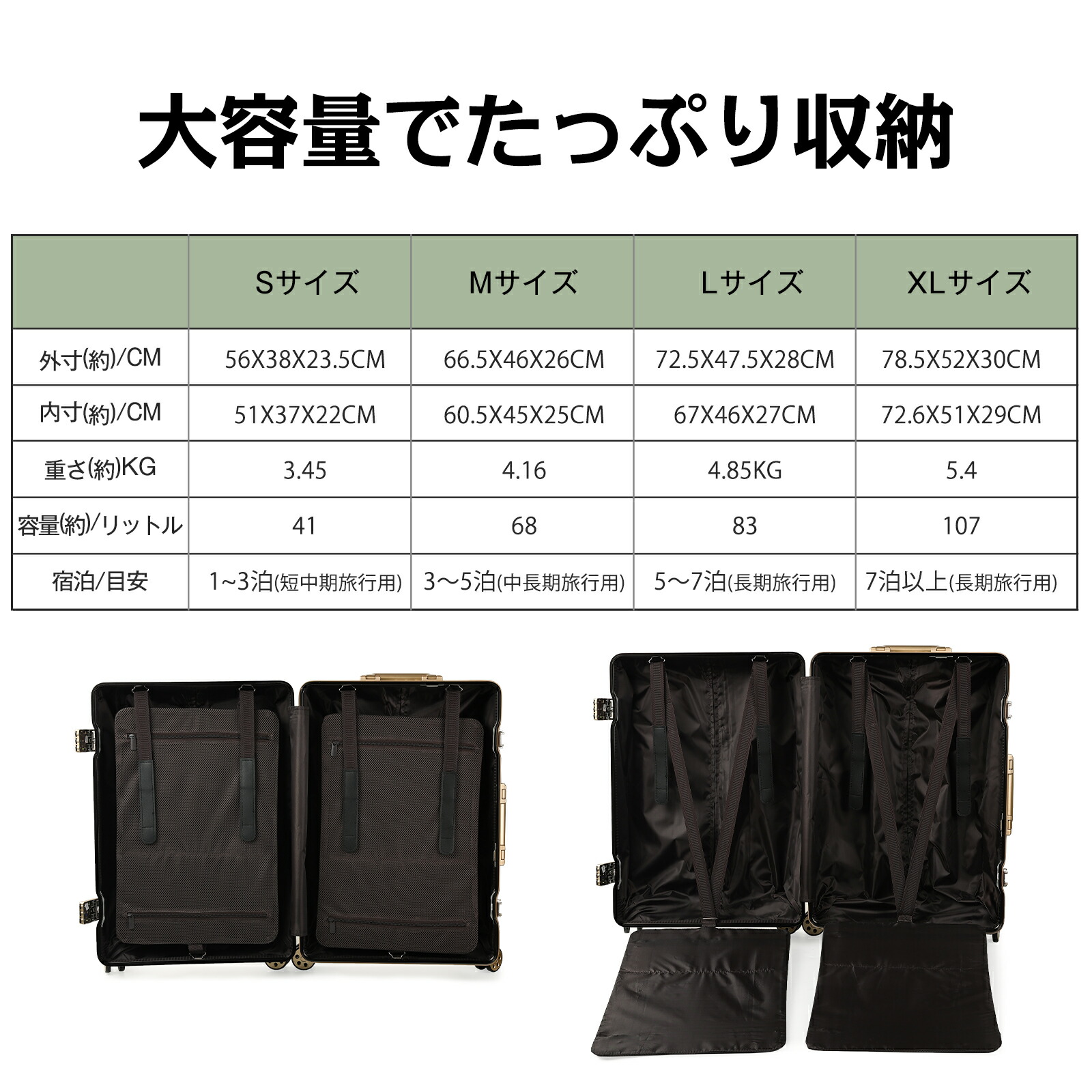 楽天市場】【在庫処分!】 TABITORA(タビトラ) スーツケース キャリー