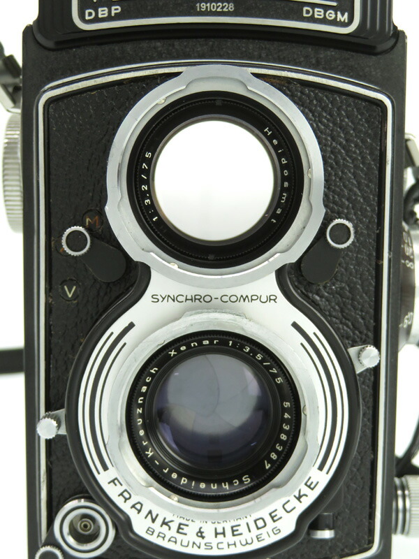 Rollei】ローライ『ローライコード Va型』75mmF3.5 6×6cm判 フィルム二