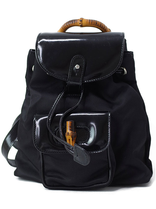 GUCCI】【ヴィンテージ】【オールドグッチ】グッチ『バンブー リュック