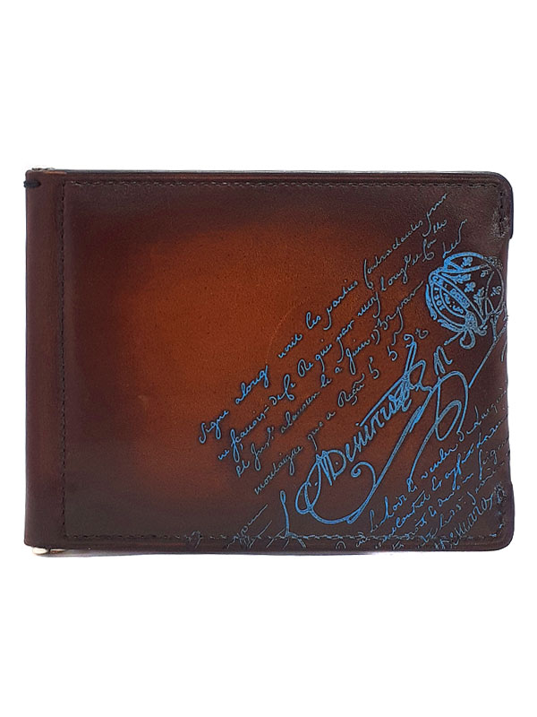 Berluti】ベルルッティ『カリグラフィ マネークリップ式短札入れ