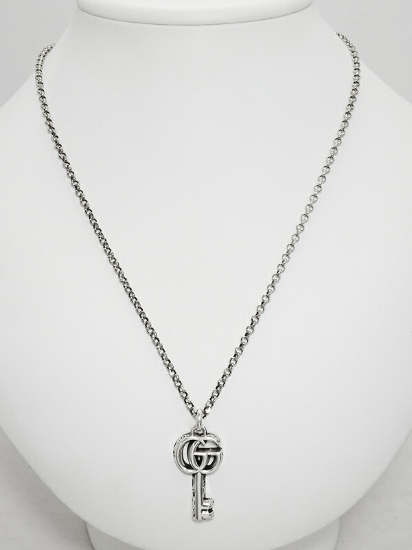 GUCCI】グッチ『SILVER ダブルG キー ネックレス』1週間保証【中古
