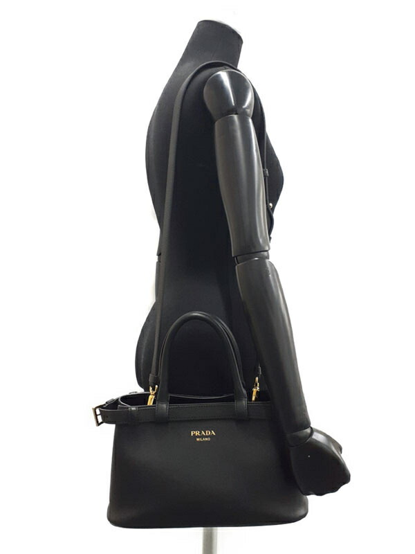 PRADA】プラダ『プラダ バックル ダブルベルト付 スモール ソフト