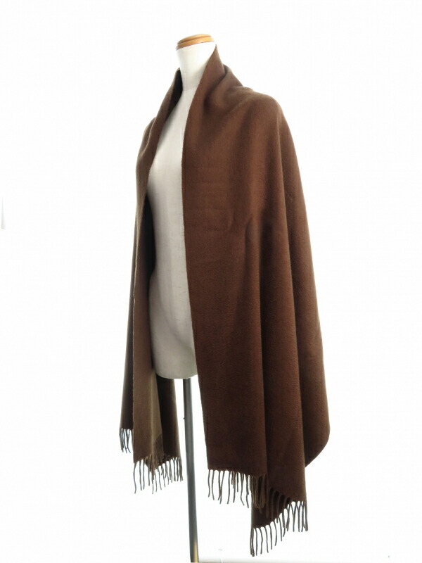 HERMES】【スコットランド製】エルメス『大判カシミヤストール