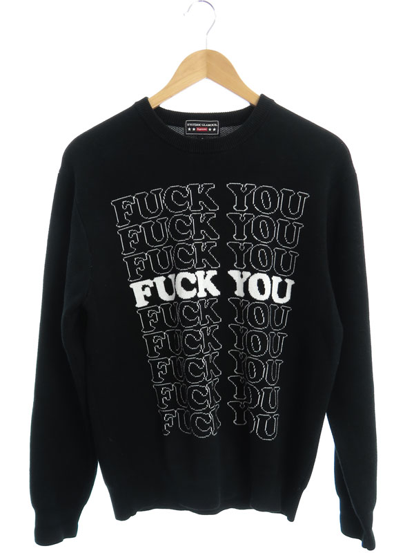 Supreme】【ヒステリックグラマー】【Fuck You Sweater】【トップス