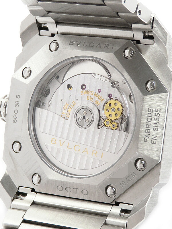 BVLGARI】ブルガリ『オクト ソロテンポ』BGO38S メンズ 自動巻き 3ヶ月