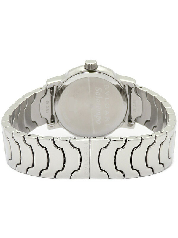 BVLGARI】ブルガリ『ソロテンポ 10Pダイヤ』ST29S レディース クォーツ