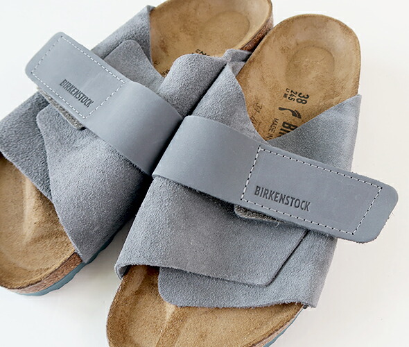 BIRKENSTOCK - Kyoto Nubuck/Suede Leather - BASALT GRAY - WOMEN'S