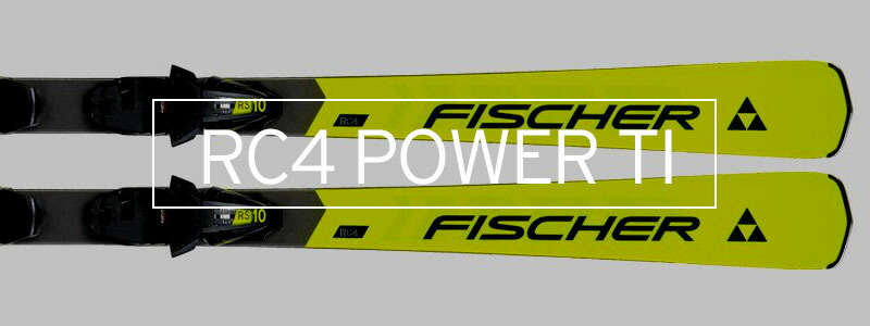FISCHER フィッシャー スキー板 メンズ レディース 2025 RC4 POWER TI