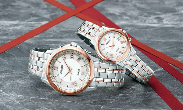 SEIKO エレガント 腕時計 日付表示　クロスボール　ジルコニア入り　ベルト 腕時計 メンズ 蛇革ベルト ジルコニア クロス 文字盤 クロスコンチョ