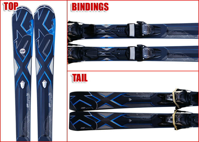 K2 ケーツー スキー 2点セット メンズ AMP VELOCITY+M3 11.0 172/179