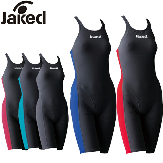 水面を切り開き、前へと進む布帛水着