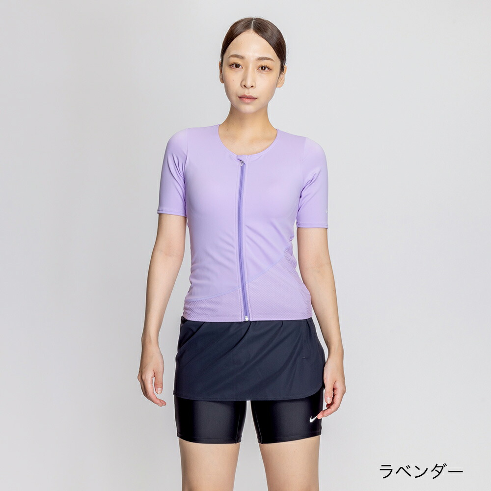 NIKE SWIM公式】ナイキ SP25 ジップ付き半袖 2in1 スカートショーツ
