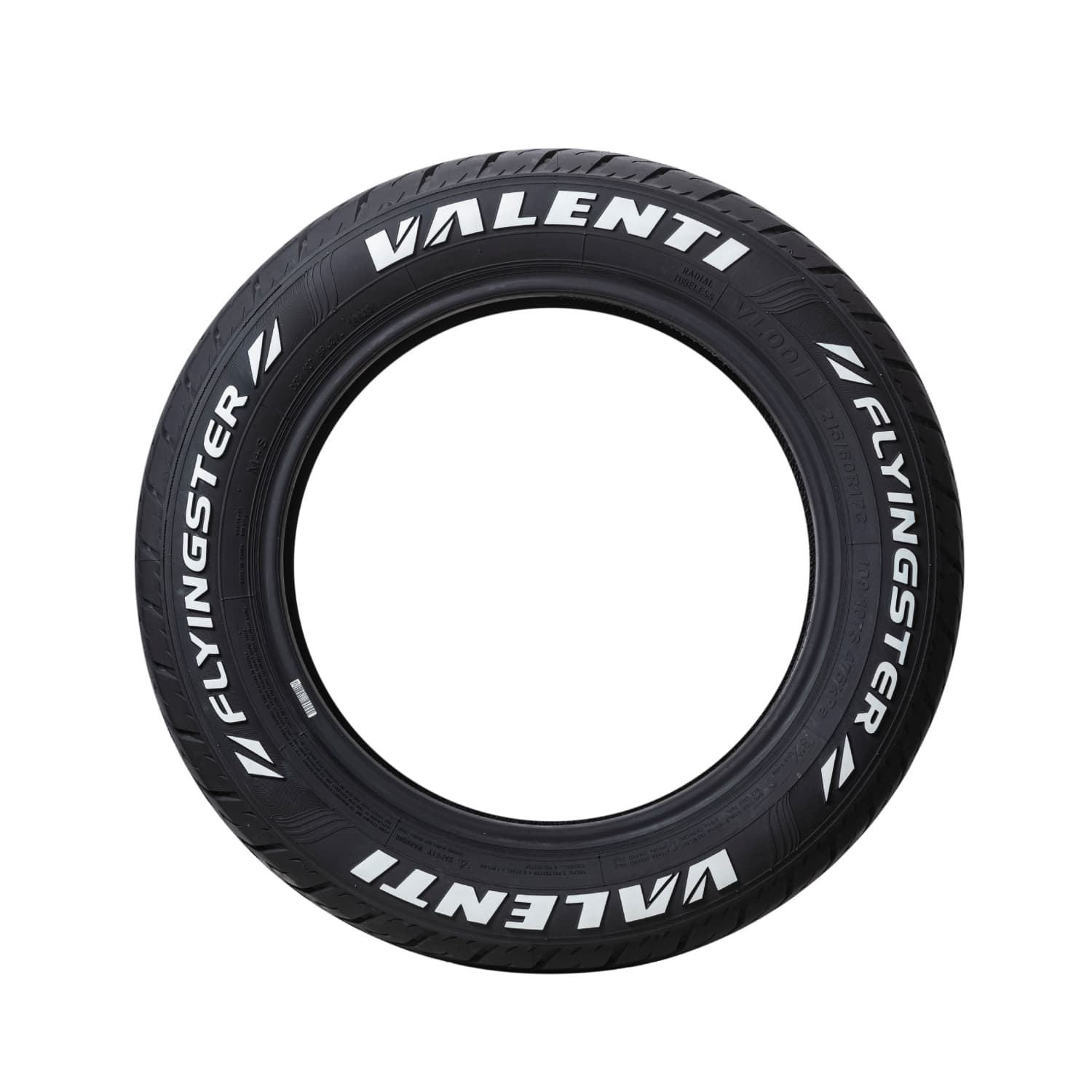 4本セット VALENTI 215/60R17 ハイエース専用設計 ホワイトレター