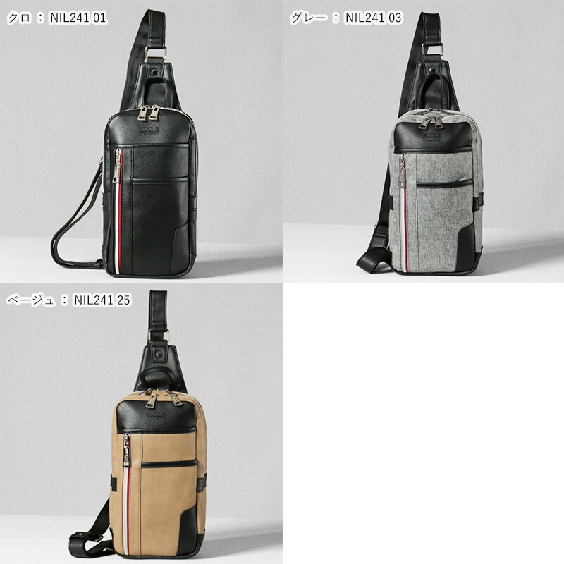 ニコル NICOLE ボディバッグ オデッセイ メンズ バッグ ワンショルダー