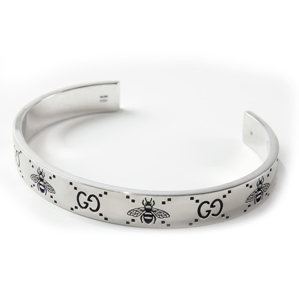 楽天市場】GUCCI グッチ ブレスレット バングル GG＆ビー 蜂 シルバー