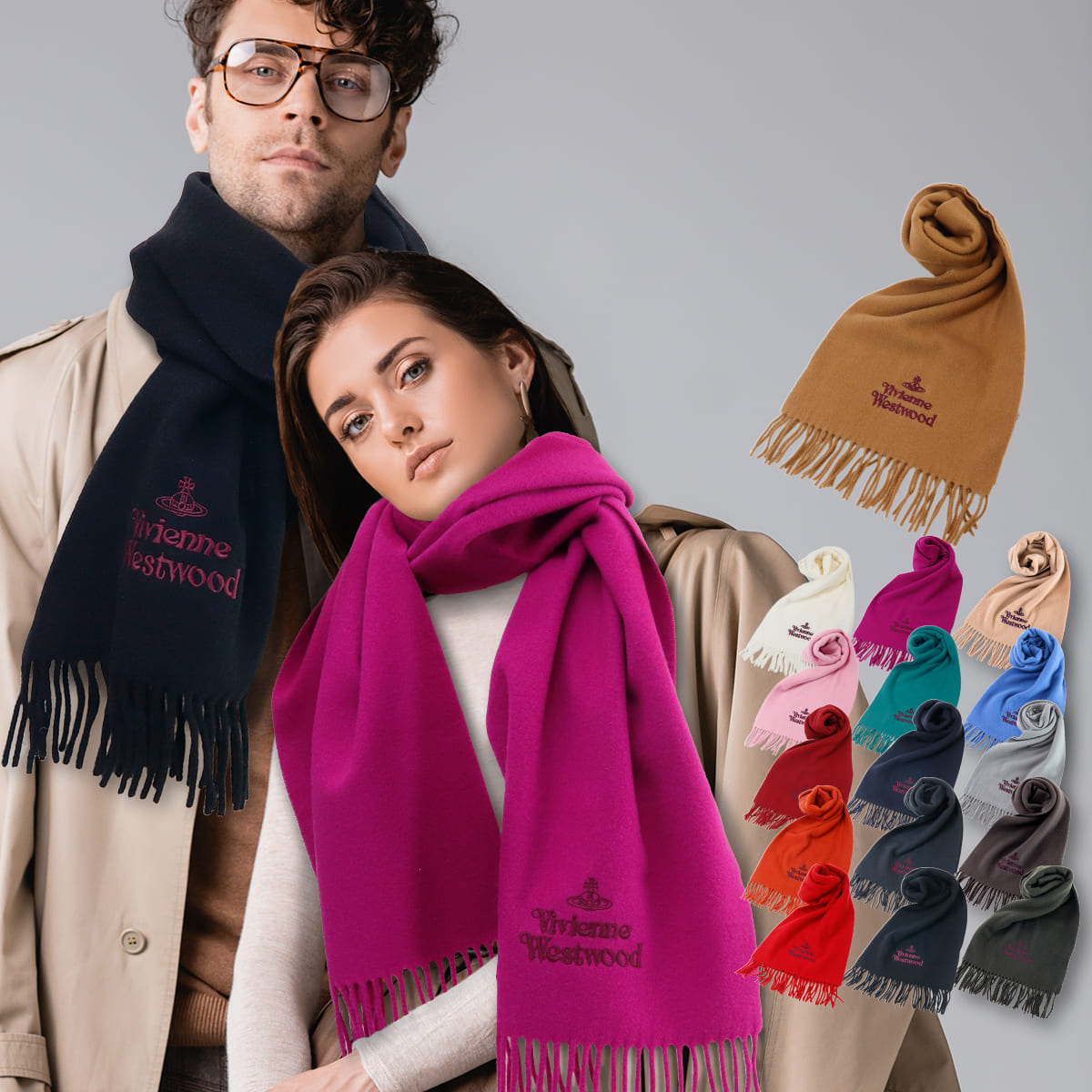 楽天市場】Vivienne westwood ヴィヴィアンウエストウッド マフラー