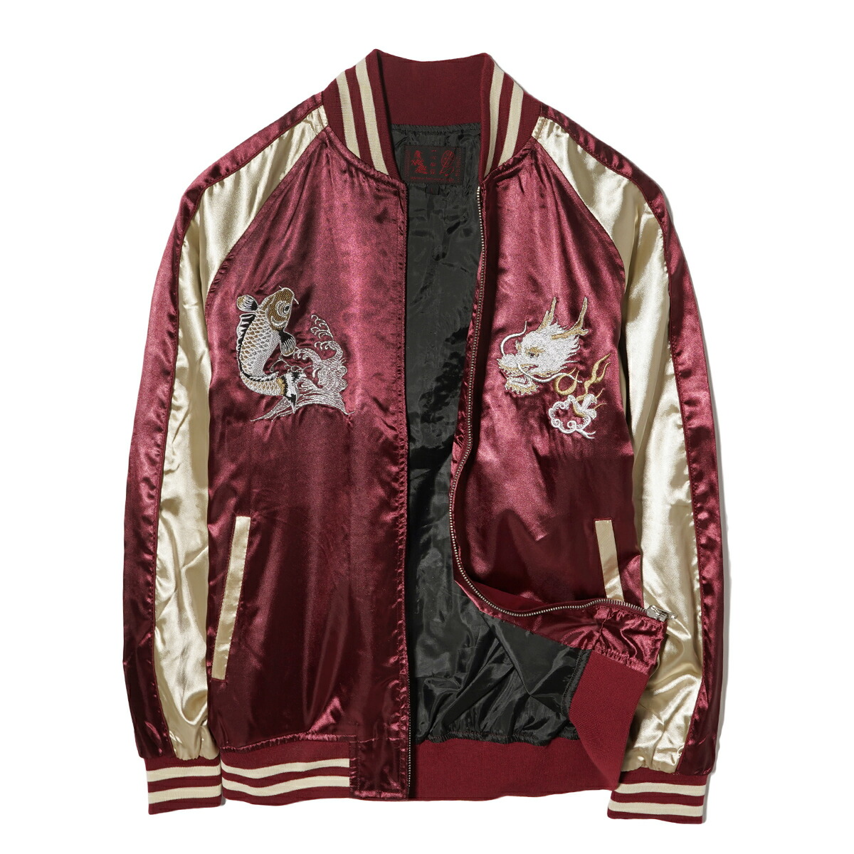 楽天市場】スカジャン メンズ サテンジャンパー スーベニア ジャケット