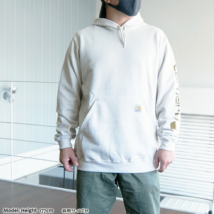 楽天市場】Carhartt(カーハート) SLEEVE LOGO HOODED SWEAT[CRHTTK288