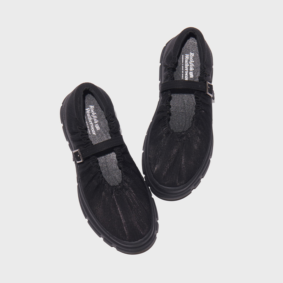 楽天市場】Rockfish Weatherwear FLATFORM SCRUNCH MARYJANE ロック